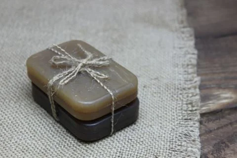 Natural handmade soap Stock Photos