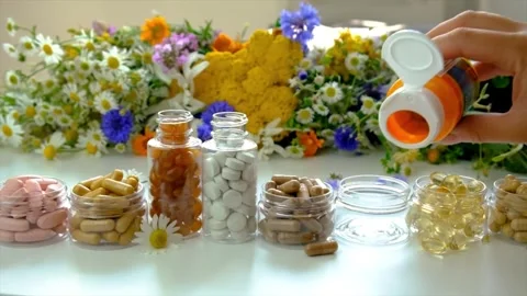 Natural-Herbal-Supplements Stock Footage 316759635