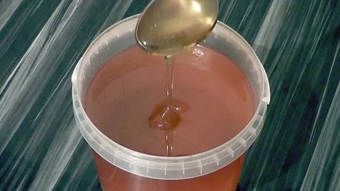 Natural honey Video stock 221527033