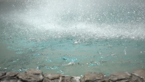 Natural Hot Spring in pool Stock Footage 94890076