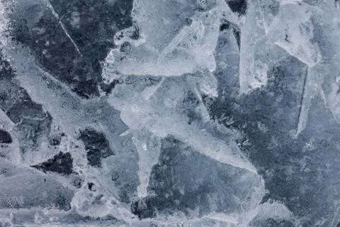 Natural ice surface texture Stock Photos