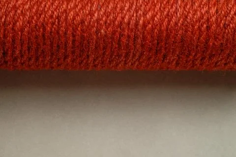 Natural jute rope threads intertwining for elegant Japanese bondage art Stock Photos