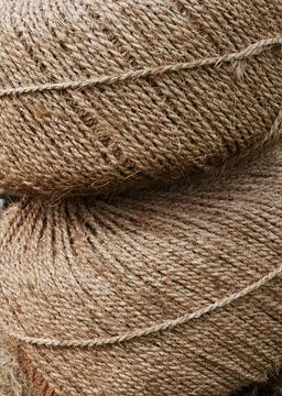 Natural Jute String Stock Photos