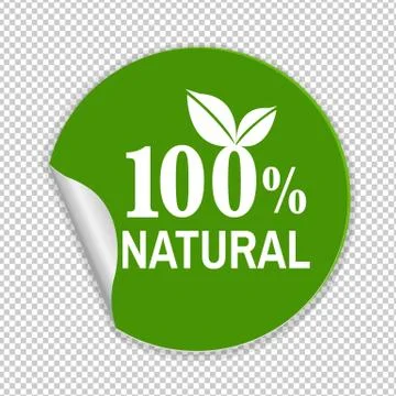 Natural Label Stock Illustration