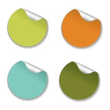 Natural Labels Illustrazione stock