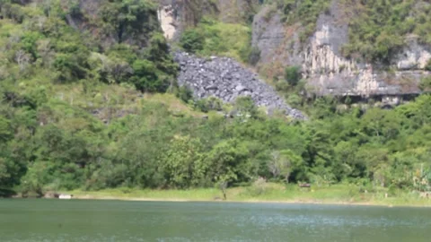 Natural lake Video stock 243006526