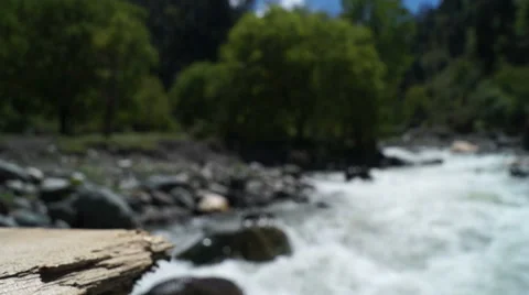Natural Lake view with blur backround Stock Footage 50090915