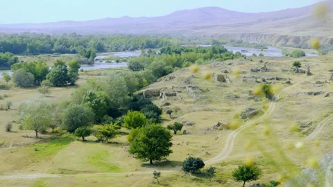 Natural landscape and environmental conservation with river flowing Stock Footage 337239473