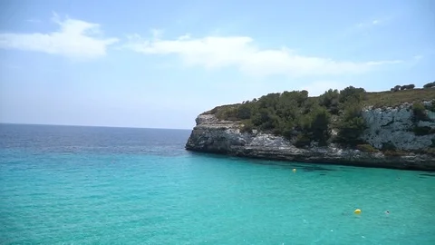 Natural landscape by the beach Stock Footage 128348773