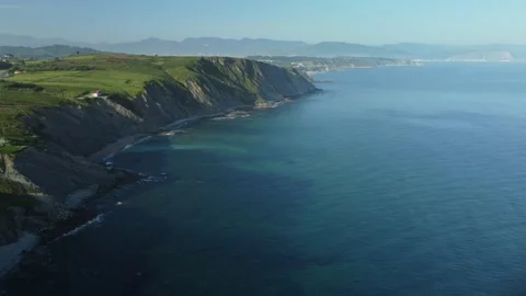 Natural landscape of the cliffs Stock Footage 209982378