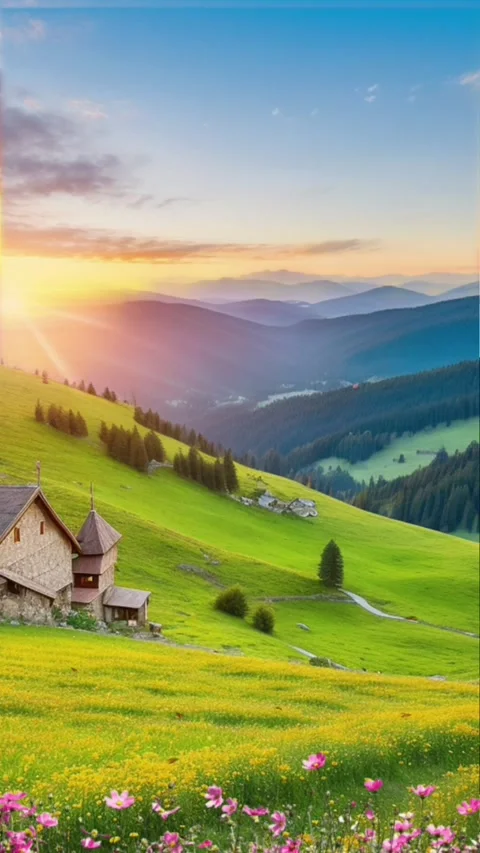 Natural landscape Stock Footage 280107287