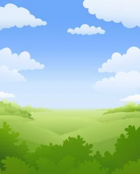 Natural landscape. Stock Illustration