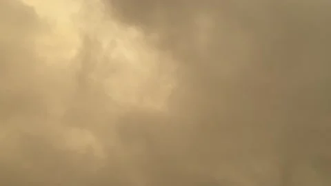 Natural landscape with a view of the sky, clouds and rain. Vídeo Stock 164635556