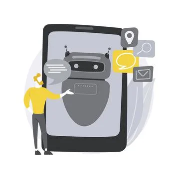 Natural language processing abstract concept vector illustration. イラスト素材