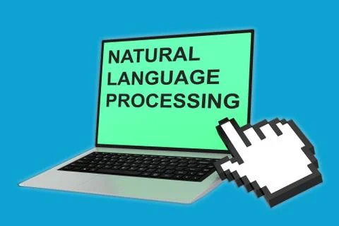 Natural Language Processing concept Stock Illustration