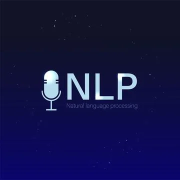 Natural language processing Illustrazione stock