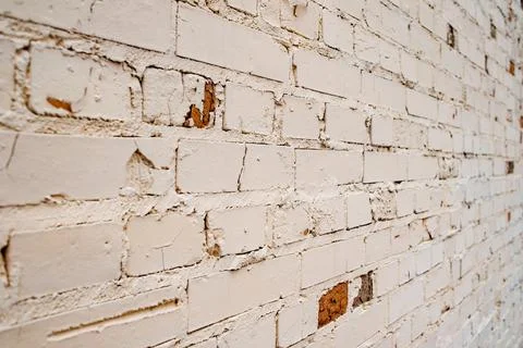 Natural light brick abstract texture background. Brick wall texture beige. br Stock Photos
