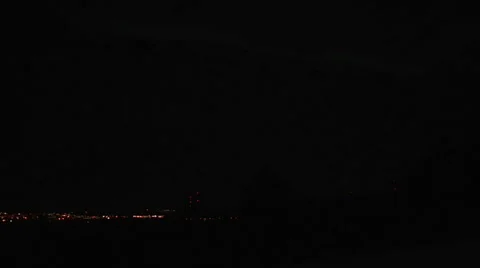 Natural lightning flash. Stock Footage 54727255