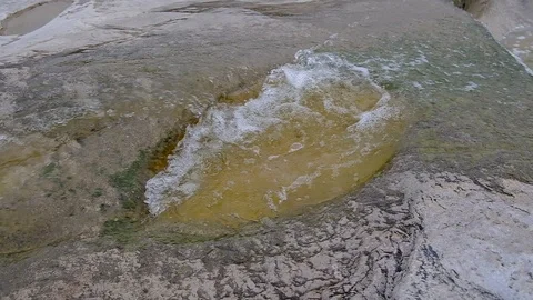 Natural limestone whirlpool Video stock 103627129