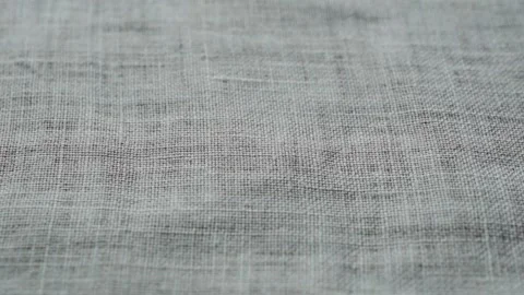 Natural linen texture background. Abstract thread pattern on a linen fabric Stock Footage 208112695