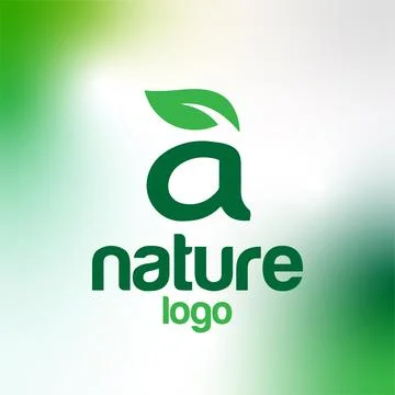 Natural Logo Design Stock Illustration