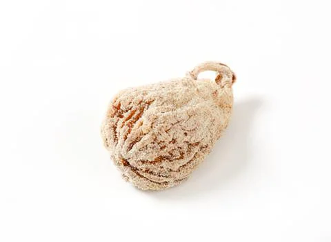 Natural loofah sponge with loop handle Stock Photos