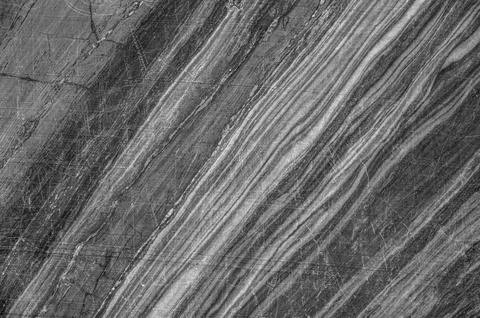 Natural marble texture background. Close-up view of a quarry. Black and white. 库存照片
