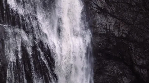 Natural Mountain Waterfall 2 Stock Footage 23381442