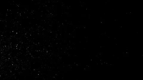 Natural Organic Dust Particles Float On Black Background. Dust In Motion. Stock Footage 85698476
