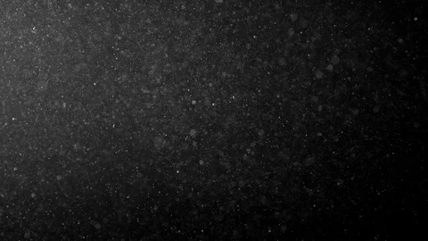 Natural Organic Dust Particles Float On Black Background. Dust In Motion. Stock Footage 85698502