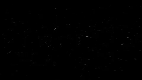 Natural Organic Dust Particles Float On Black Background. Dust In Motion. Stock-Footage 85899109