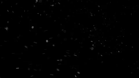 Natural Organic Dust Particles Float On Black Background. Dust In Motion. 库存影片 85899272