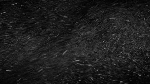 Natural Organic Dust Particles Float On Black Background. Dust In Motion. Vidéo 85899298