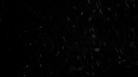 Natural Organic Dust Particles Float On Black Background. Dust In Motion. 库存影片 85899311