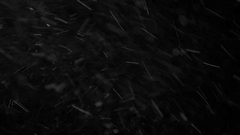 Natural Organic Dust Particles Float On Black Background. Dust In Motion. 库存影片 85899320