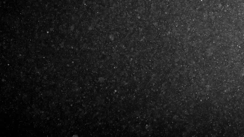 Natural Organic Dust Particles Float On Black Background. Dust In Motion. Vidéo 86497594
