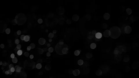 Natural Organic Dust Particles Float On Black Background. Dust In Motion. 库存影片 86497980