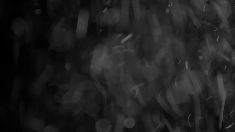 Natural Organic Dust Particles Float On Black Background. Dust In Motion. Stock Footage 86498388