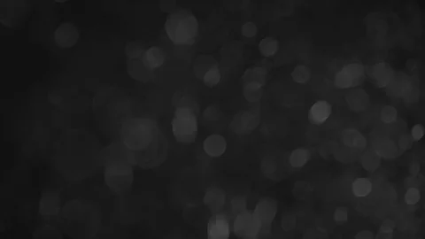 Natural Organic Dust Particles Float On Black Background. Dust In Motion. Stock Footage 86499583