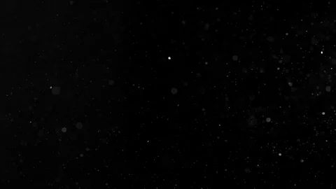 Natural Organic Dust Particles Float On Black Background. Dust In Motion. Stock Footage 86499623