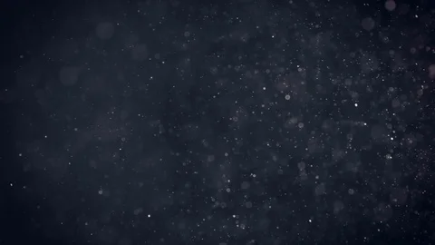 Natural Organic Dust Particles Float On Black Background. Dust In Motion. Vidéo 86559440