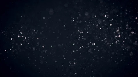 Natural Organic Dust Particles Float On Black Background. Dust In Motion. Vidéo 86559473