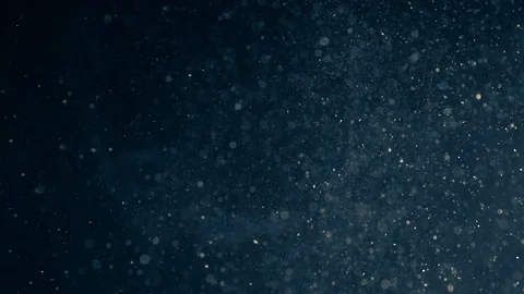 Natural Organic Dust Particles Float On Black Background. Dust In Motion. Vidéo 86782264