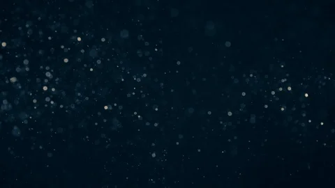 Natural Organic Dust Particles Float On Black Background. Dust In Motion. Vidéo 86840805