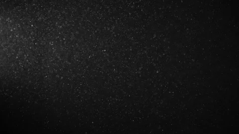 Natural Organic Dust Particles Float On Black Background. Dust In Motion. Stock Footage 123325840
