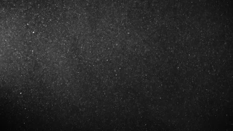 Natural Organic Dust Particles Float On Black Background. Dust In Motion. Stock Footage 123326409