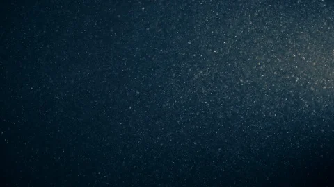 Natural Organic Dust Particles Float On Black Background. Dust In Motion. Stock Footage 123327740