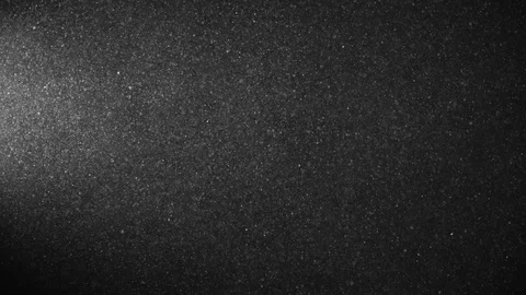 Natural Organic Dust Particles Float On Black Background. Dust In Motion. Stock Footage 123331901