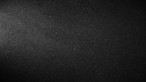 Natural Organic Dust Particles Float On Black Background. Dust In Motion. Stock Footage 123336366
