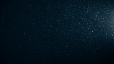 Natural Organic Dust Particles Float On Black Background. Dust In Motion. Vidéo 123338692